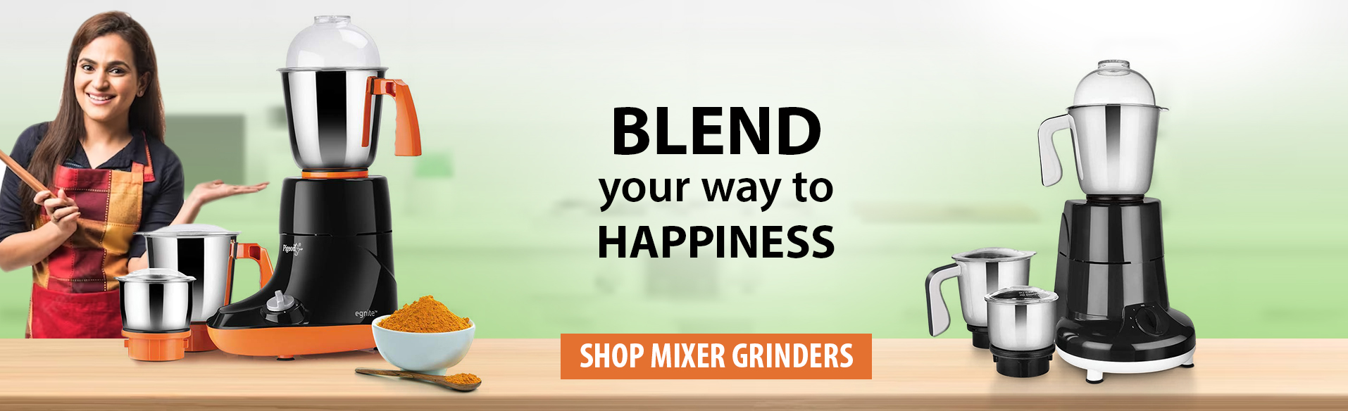 Shop mixer grinders